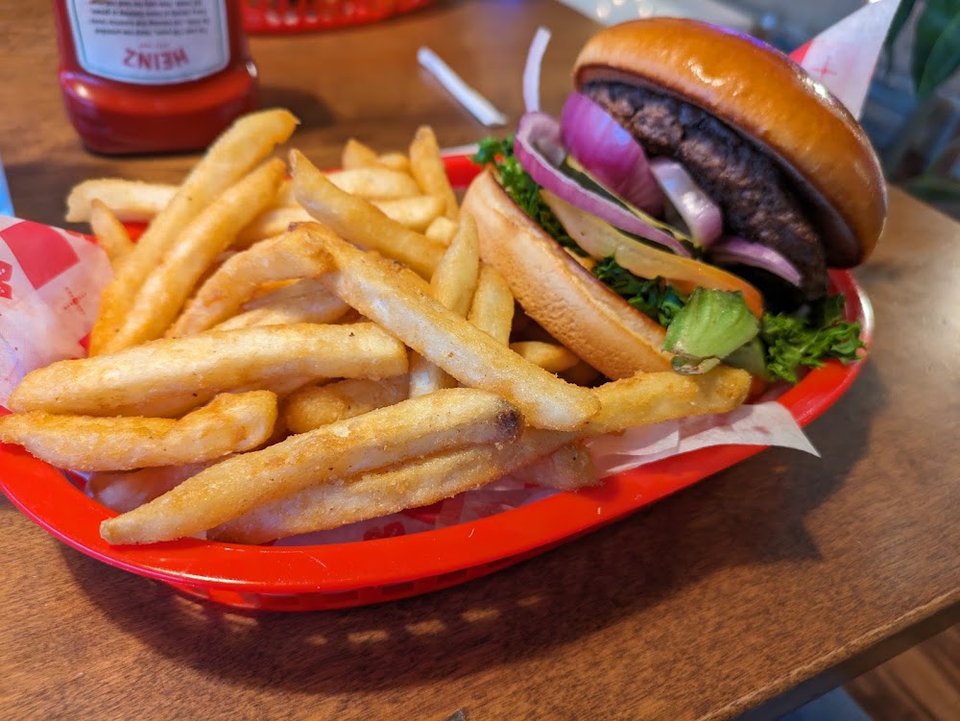 Burger and Fries