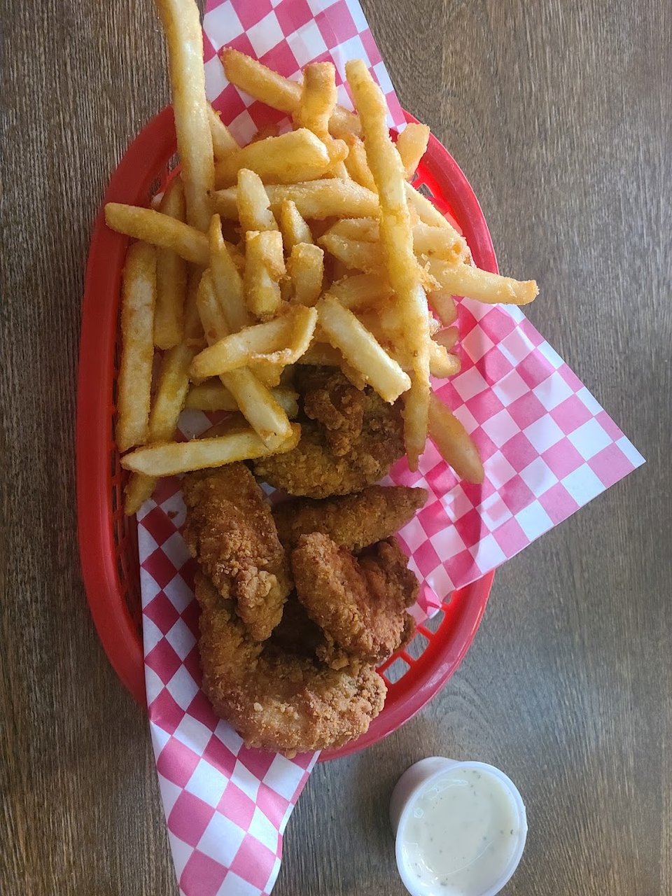 Chicken Strip and French Fries